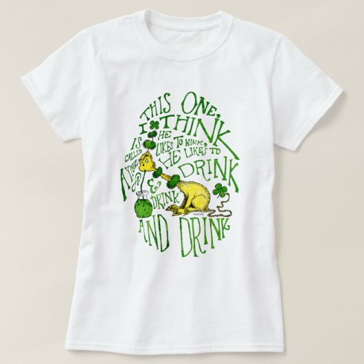 Dr. Seuss | Yink - St. Patrick's Day T-shirt (Design voorkant)