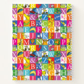 Dr. Seuss's ABC Kleurrijk Blokletterpatroon Notitieboek (Achterkant)