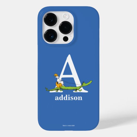 Dr. Seuss's ABC: Letter A - Wit | Voeg je naam toe Case-Mate iPhone Case (Achterkant)