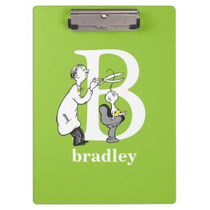 Dr. Seuss's ABC: Letter B - Wit   Voeg uw naam toe Klembord