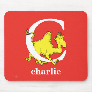 Dr. Seuss's ABC: Letter C - Wit   Voeg uw naam toe Muismat