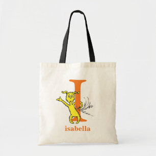 Dr. Seuss's ABC: Letter I - Oranje   Voeg je naam  Tote Bag
