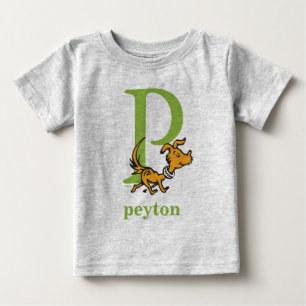 Dr. Seuss's ABC: Letter P - Groen Voeg uw naam t