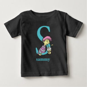 Dr. Seuss's ABC: Letter S - Blauw Voeg uw naam t