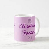 Dr. (votre nom) tasse d'obtention du diplôme de (Devant droit)