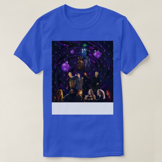 Dr. Who Kerstmisontwerp T-shirt (Design voorkant)