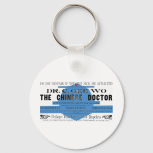 Dr. Wo De Chinese Doctor Vintage Ad Sleutelhanger