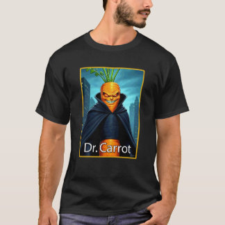 Dr Wortel Boosaardige Schurk Veganist T-shirt