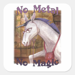 Dr Zinko No Metal No Magic Stickers