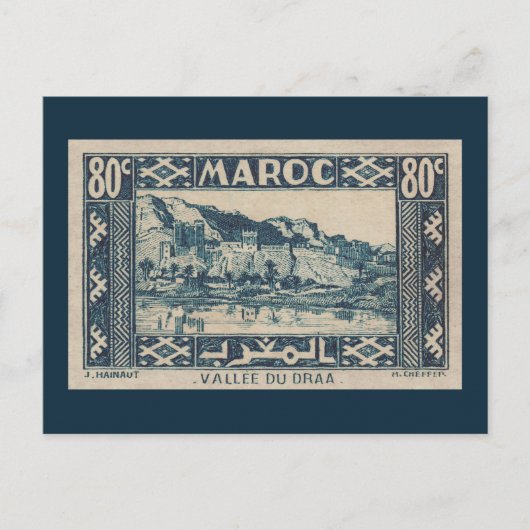 Draa Valley, Maroc - Carte postale (Devant)