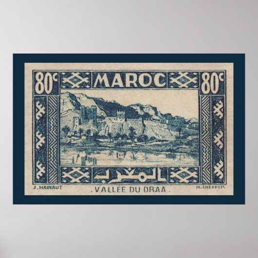 Draa Valley, Marokko - Poster (Voorkant)