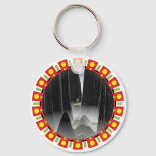 Draad de naald sleutelhanger