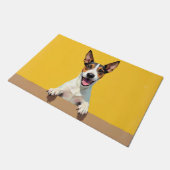 Draad Fox Terrier deurmat Kunst (Schuin)