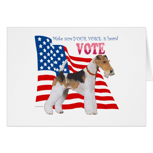 Draad Fox Terrier STEM (Voorkant Horizontaal)