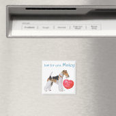 Draad Fox Terrier Valentine Magneet (Insitu (Vaatwasser))