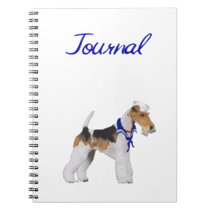 Draad Fox Terrier Zeiler Notitieboek