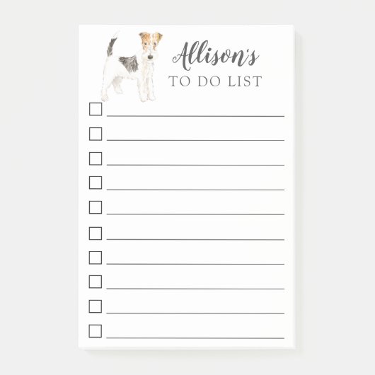 Draad gepaarde foxdrager die is aangepast om lijst post-it® notes (Voorkant)