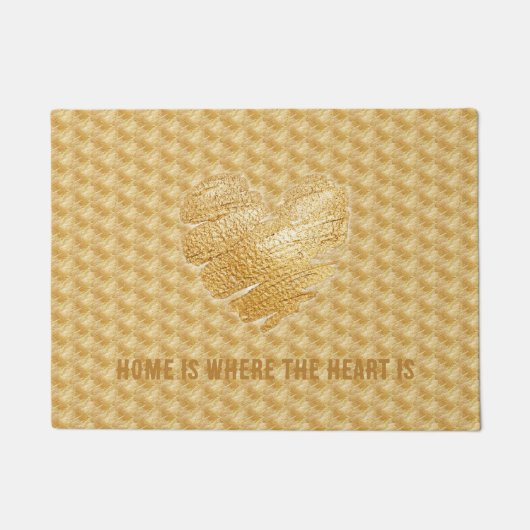 Draad van gouden deur deurmat (Voorkant)