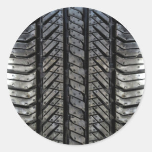 Draad voor rubberbanden, autostijldecor ronde sticker