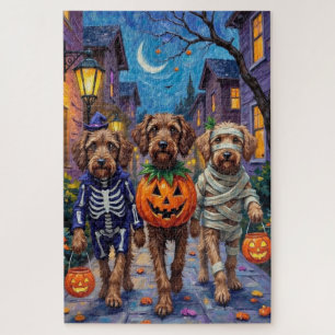 Draadharige Pointing Griffon Halloween Kostuums Legpuzzel