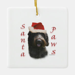 Draadharige Pointing Griffon Sinterklaas Keramisch Ornament