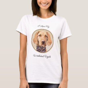 Draadharige Vizsla Schilderij - Grappige Originele T-shirt