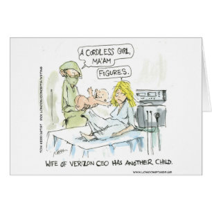 Draadloze baby grappige kaarten T-shirts mokken &