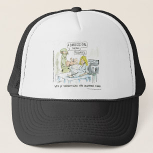Draadloze baby grappige kaarten T-shirts mokken & Trucker Pet