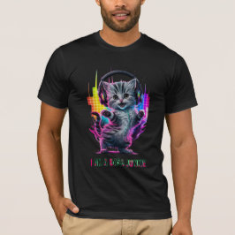 Draadloze Hoofdtelefoon Art T-shirt _ Schattigee K