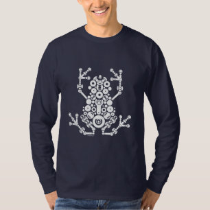 Draadloze kikker, donker t-shirt