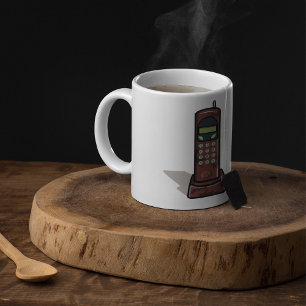 Draadloze telefoon koffiemok