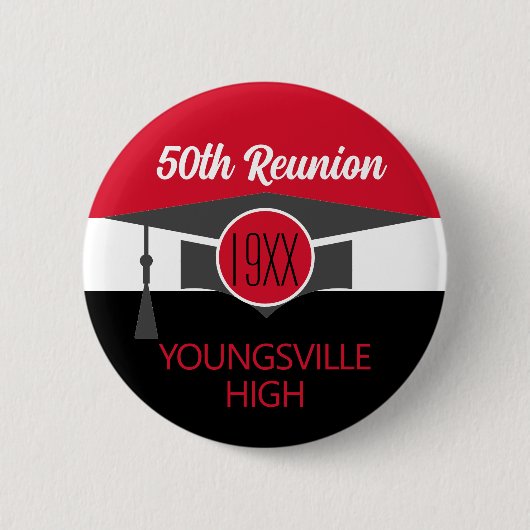 Draag! Aangepaste reünieknop Ronde Button 5,7 Cm (Voorkant)