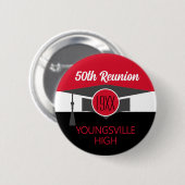 Draag! Aangepaste reünieknop Ronde Button 5,7 Cm (Voorkant /achterkant)