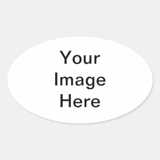 Draag alle tas ovale sticker (Voorkant)