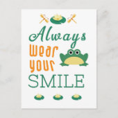 Draag altijd uw Briefkaart van het glimlach (Voorkant)