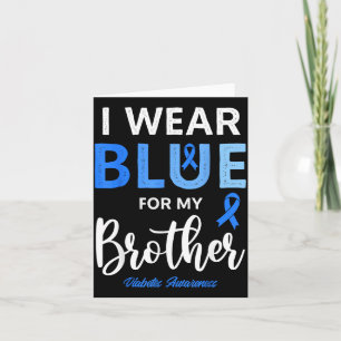 Draag Blauw Ter Steun Aan Je Broer Diabetesbewustz Kaart