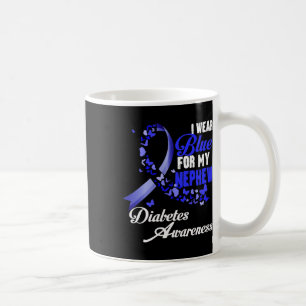 Draag Blauw Voor Mijn Neef T1d Diabetes Bewustzijn Koffiemok