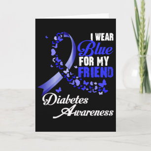 Draag Blauw Voor Mijn Vriend T1d Diabetes Bewustzi Kaart