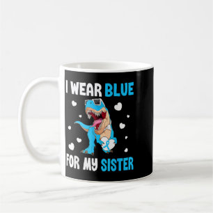 Draag Bleu Voor Diabetesbewustzijn Voor Zuster Din Koffiemok