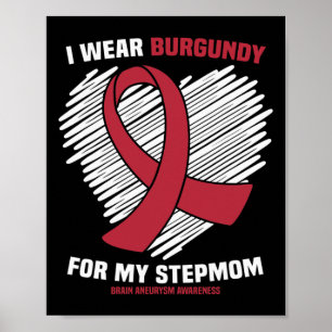 Draag Bourgondië voor mijn stiefmoeder hersenaneur Poster