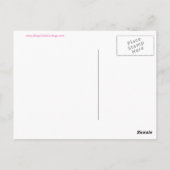 Draag Bubblegum en Zonneschijn Briefkaart (Achterkant)