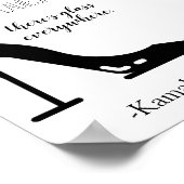 Draag dames Glass Kamala Harris Poster (Hoek)