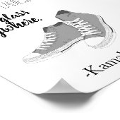 Draag dames Glass Kamala Harris Poster (Hoek)