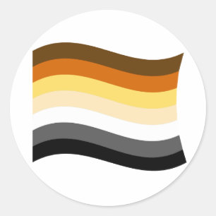 Draag de Banner van de Trots Ronde Sticker