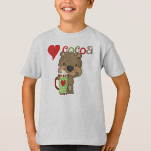 Draag de Vakantie van de Liefde van de Cacao T-shirt