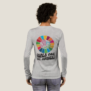 Draag de verandering die u wilt zien Global Goals  Tri-Blend Shirt