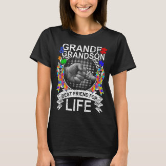 Draag deze opa en opa Best Friend Autisme T-shirt