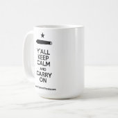 Draag door! koffiemok (Voorkant links)