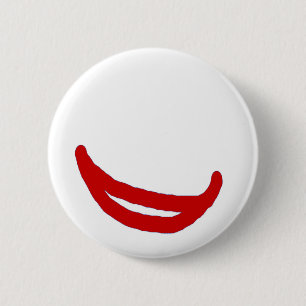Draag een glimlach 2 ronde button 5,7 cm
