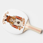 Draag een Masker! Tafeltennisbatje (Zijkant)